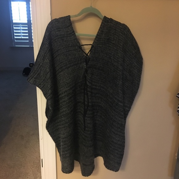Tops - Poncho sweater Tops - Poncho sweater
